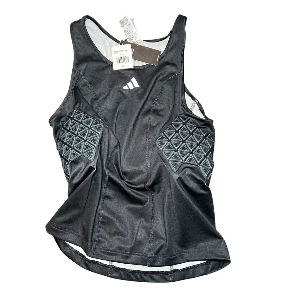 Size XL Adidas Men’s Padded Tank Sleeveless top IM3592 basketball football